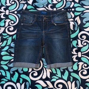 Blue jean shorts